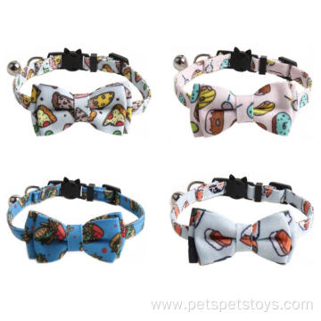 Friendly Cute Cloth Pet Cat Bow Tie Collar